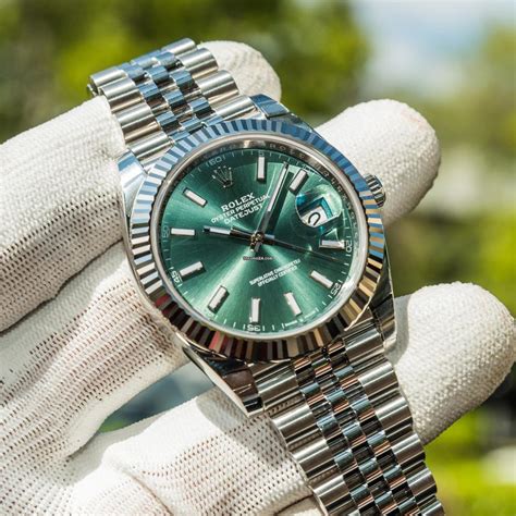 rolex datejust green|rolex datejust green dial price.